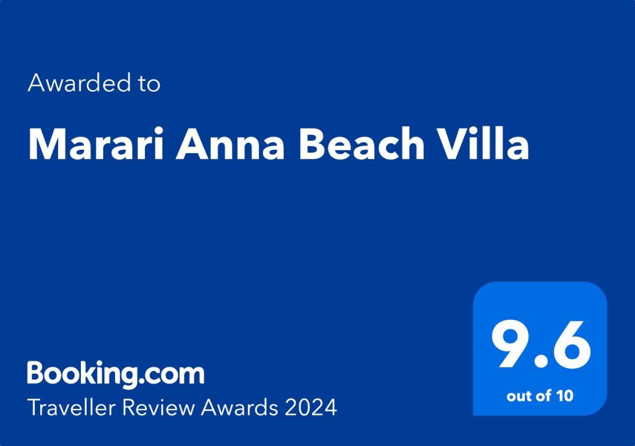 מאראריקולם Marari Anna Beach Villa מראה חיצוני תמונה